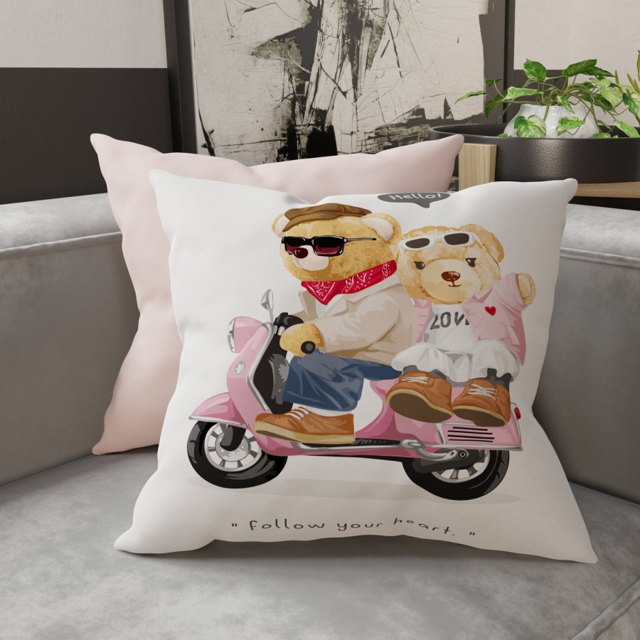 Soggiorno PETTI Artigiani Italiani | Cuscini, Copricuscini Divano, Cuscini Arredo In Stampa Digitale Teddy Vespa