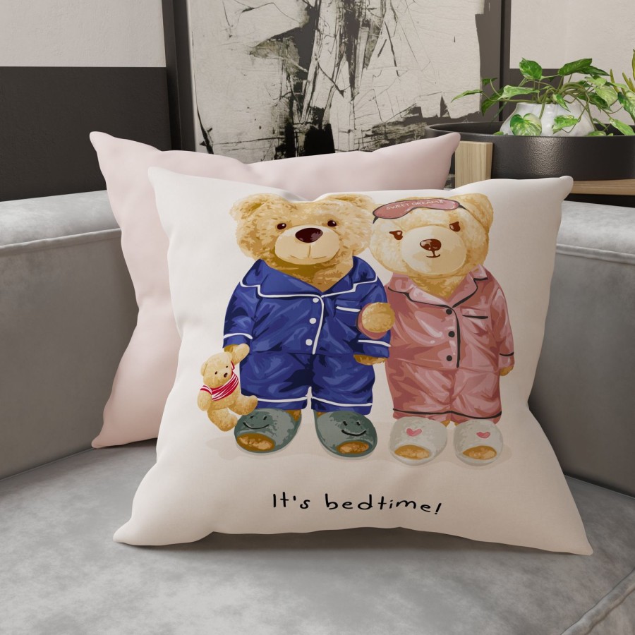 Soggiorno PETTI Artigiani Italiani | Cuscini, Copricuscini Divano, Cuscini Arredo In Stampa Digitale Teddy Sleep