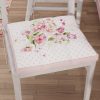 Cucina PETTI Artigiani Italiani | Cuscini Per Sedie Coprisedia 6 Pezzi Shabby Pois Cipria