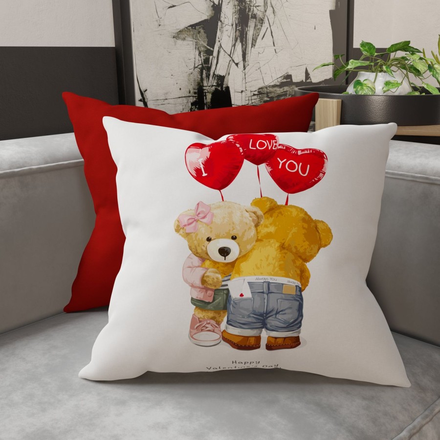 Soggiorno PETTI Artigiani Italiani | Cuscini, Copricuscini Divano, Cuscini Arredo In Stampa Digitale Teddy San Valentino