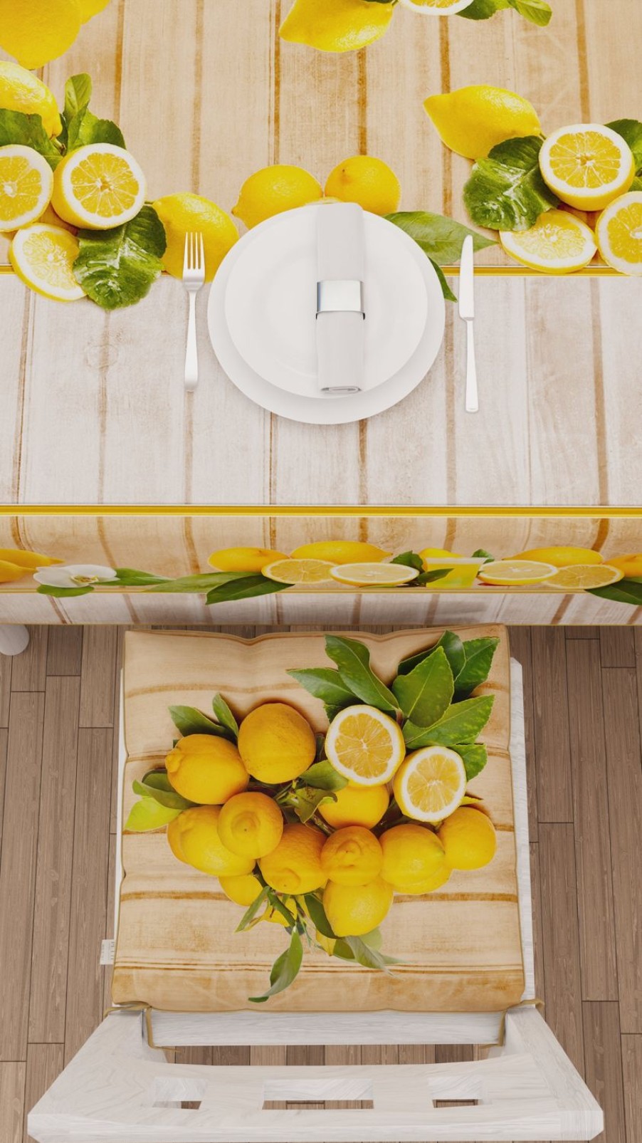 Cucina PETTI Artigiani Italiani | Cuscini Per Sedie Coprisedia 6 Pezzi Lemon