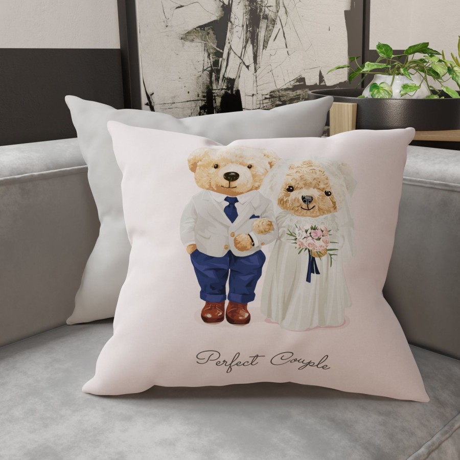 Soggiorno PETTI Artigiani Italiani | Cuscini, Copricuscini Divano, Cuscini Arredo In Stampa Digitale Teddy Wedding